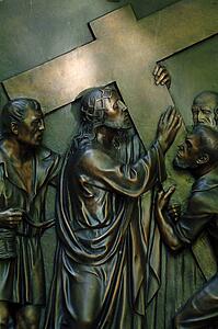 Artwork depicting the cross