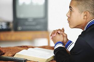 Child praying