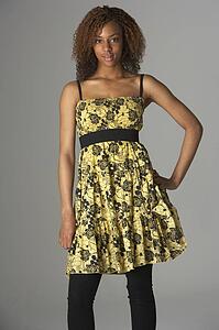 Studio Portrait Of Fashionably Dressed Teenage Girl