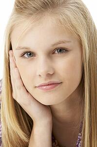 Studio Portrait Of Teenage Girl