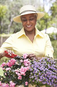 Senior Woman Gardening