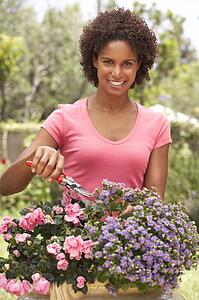 Young Woman Gardening