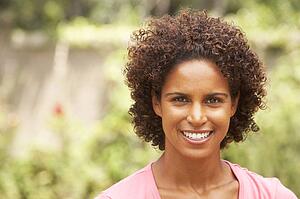 Portrait Of Smiling Young Woman