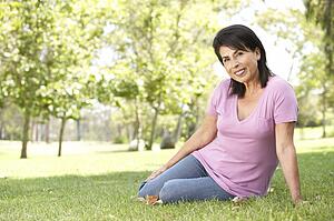 Portrait Of Senior Woman In Park
