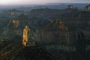 Mount Hayden from Point Imperial, Grand Canyon, Arizona, USA
