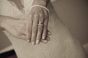 Bride's hands