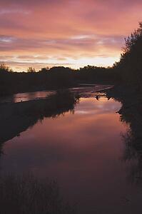 Sunrise over Sheep River, Alberta, Canada