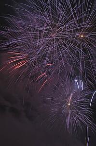 Fireworks, Crowsnest Pass, Alberta, Canada