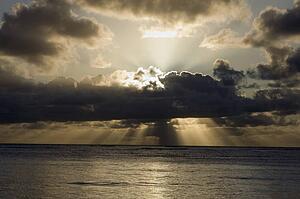 pacific ocean, north kauai, hawaii, usa