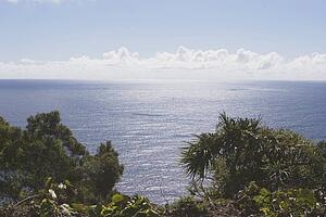pacific ocean on the east coast of maui, hawaii