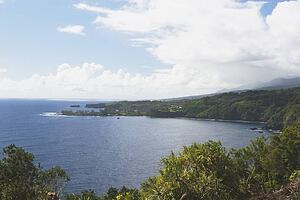 pacific ocean on the east coast of maui, hawaii