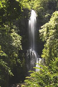 waterfall, hana, maui, hawaii, usa