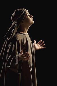 boy portraying a young jesus