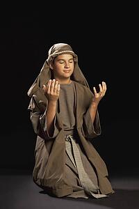 boy portraying a young jesus