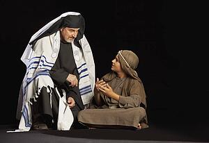 young jesus and a high priest