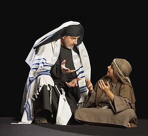 young jesus and a high priest