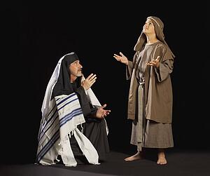 young jesus and a high priest
