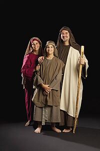 mary, joseph and young jesus