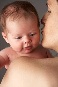 Mother Holding Newborn Baby