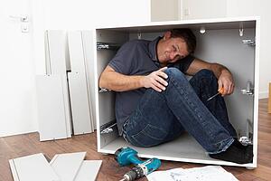 Man Trapped Whilst Assembling Flat Pack Furniture