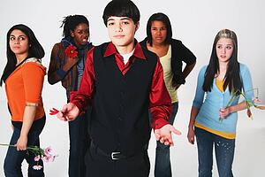 boy having a choice in girlfriend