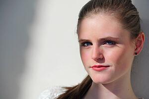 portrait of a young woman