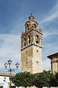 ecija, sevilla, spain; la iglesia mayor de santa cruz