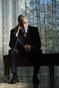 Businessman Talking on Cellphone