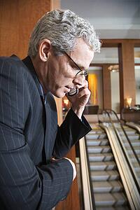 Businessman on Cellphone