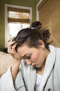 Woman with Headache