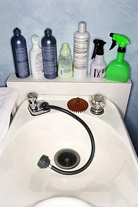 Hair Washing Sink at Salon