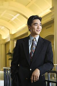Businessman in Hotel