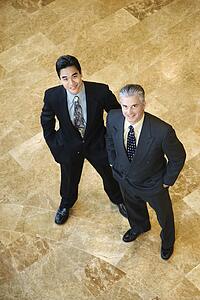 Two Confident Businessmen