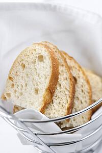 Sliced Bread in Wire Basket