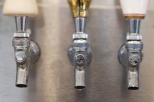 Trio of Beer Tap Spouts