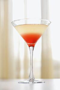 Beverage in Martini Glass