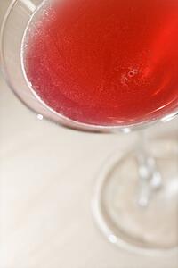 Beverage in Martini Glass