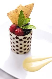 Fruit Cup With Mint Leaves