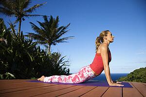 Young Woman Doing Yoga