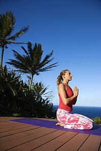 Young Woman Doing Yoga