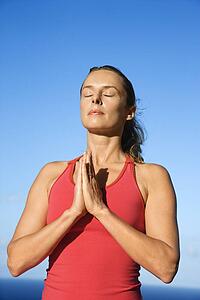 Young Woman Doing Yoga