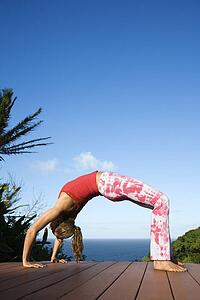 Young Woman Doing Yoga