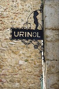 Men's Bathroom Sign in Lisbon