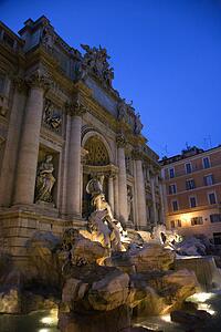 Trevi Fountain at Night