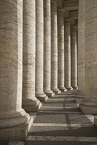 Columns in Hallway at Saint Peter's Square