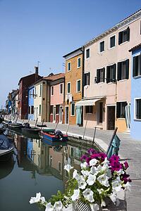 Buildings and Boats on Venice Canal