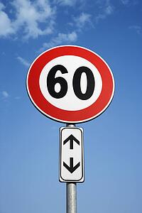 European Speed Limit Sign