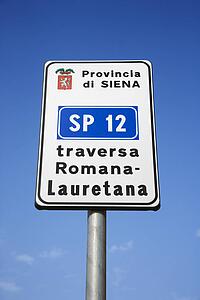 Italian Road Sign