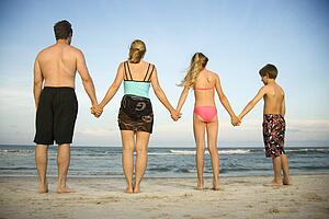Family at the Beach