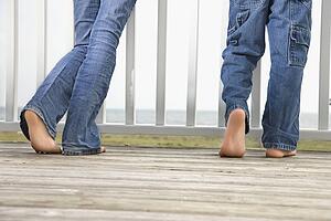 Boy and Girl at the Beach